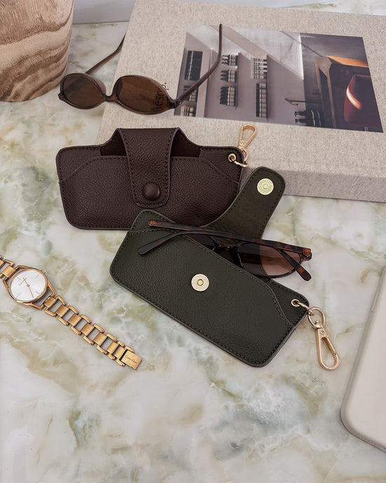 Skittle Glasses Case - Olive