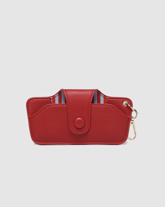 Skittle Sunglass Case - Red/Sky Blue