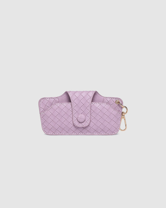 Skittle Sunglass Case - Woven Lilac
