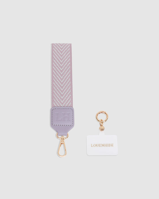 Iris Keyring with Phone Attachment - Lilac