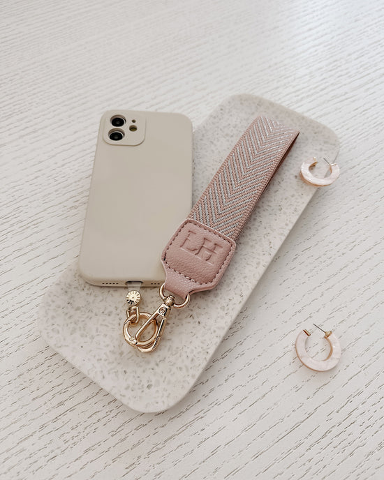 Iris Keyring with Phone Attachment - Pink