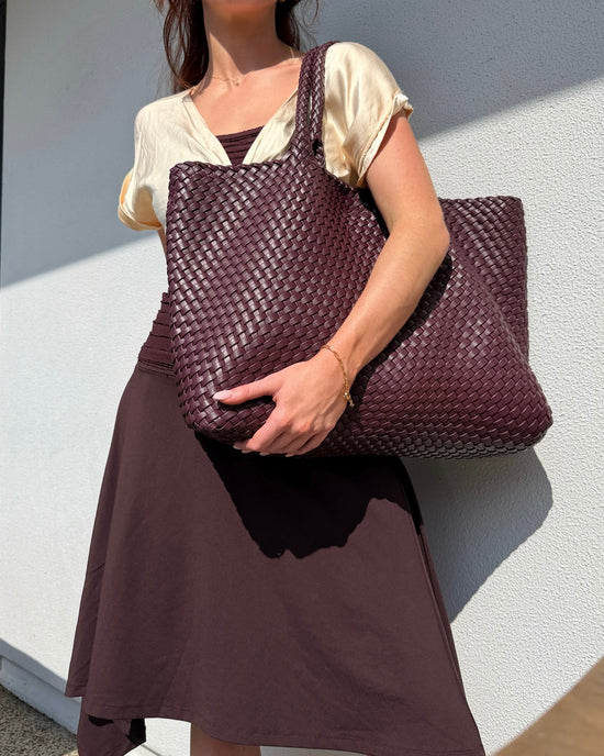 Astrid Tote Bag - Plum