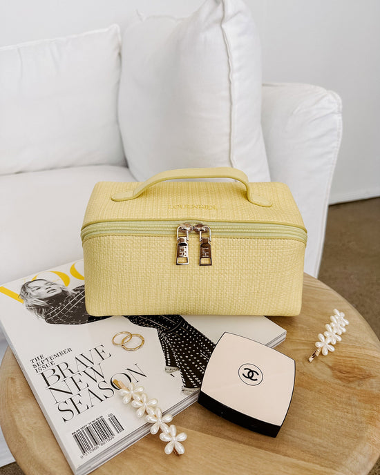 Mary Cosmetic Bag - Lemon