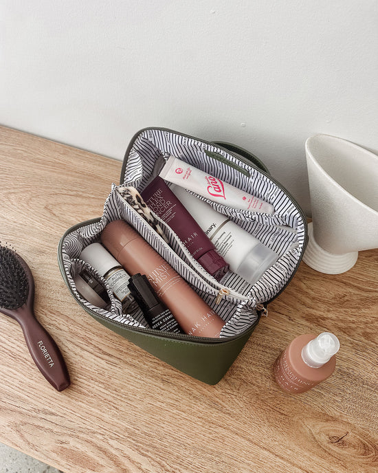 Mary Cosmetic Bag - Olive