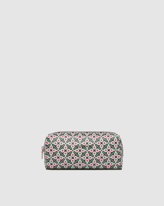 Brianna Makeup Bag - Retro Olive