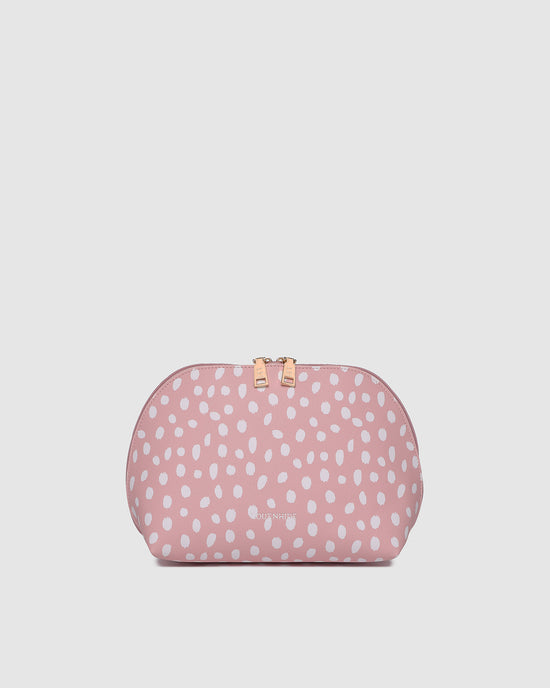 Nancy Cosmetic Bag - Pink Raindrop
