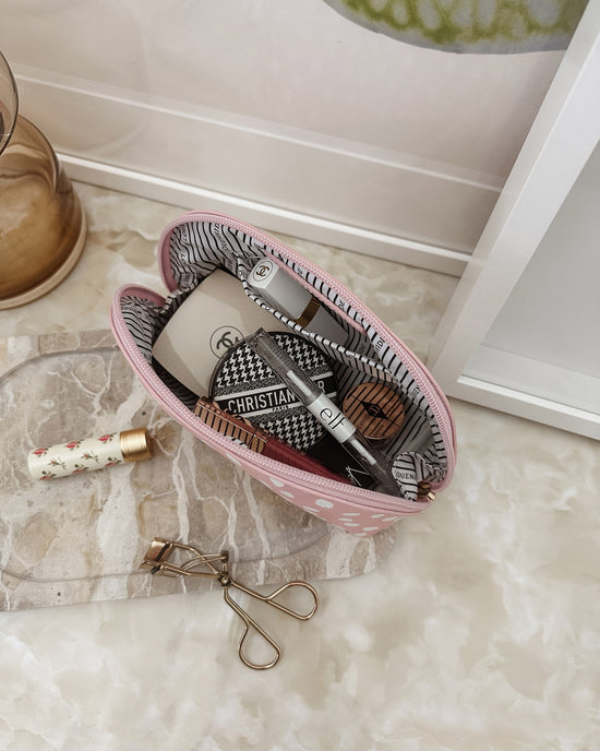 Baby Nancy Makeup Bag - Pink Raindrop