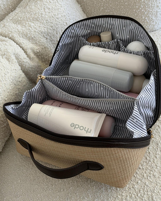 Orion Cosmetic Bag - Natural Choc