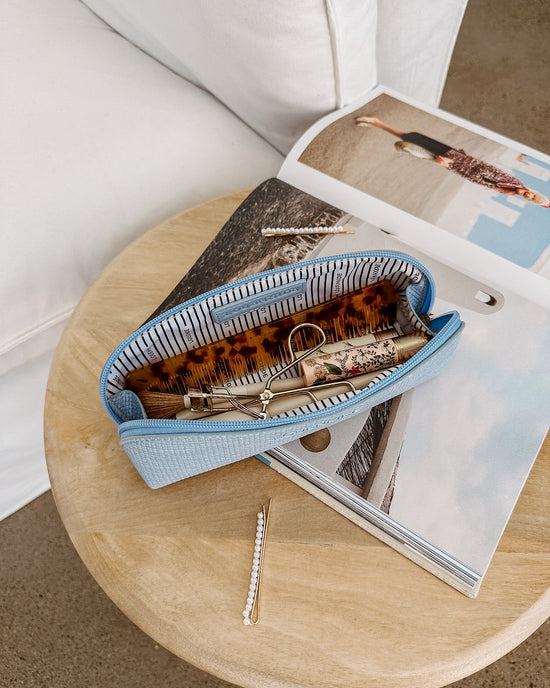 Jayne Makeup Bag - Pale Blue