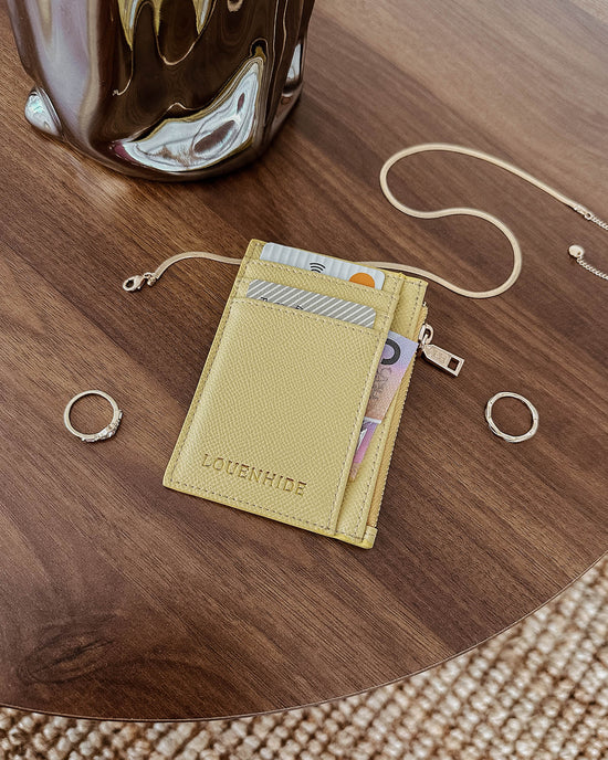 Cara Cardholder - Butter Yellow