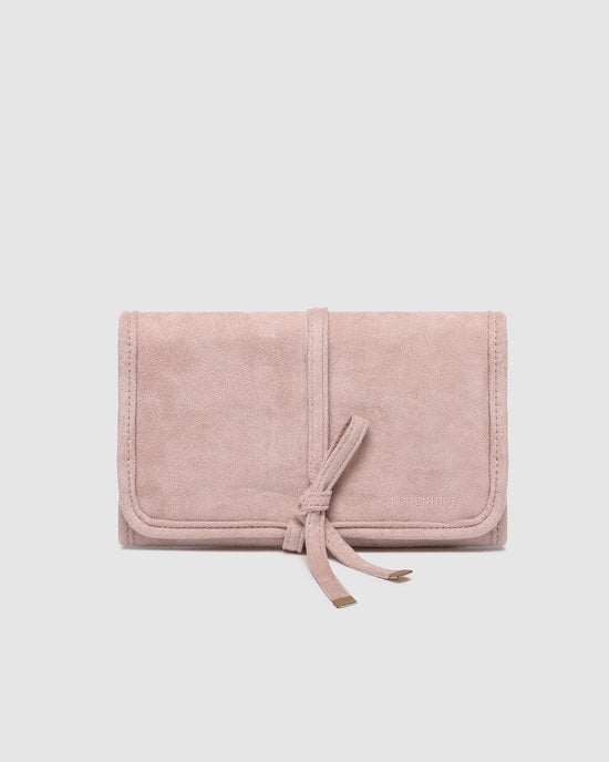Carla Suedette Jewellery Sleeve - Pink