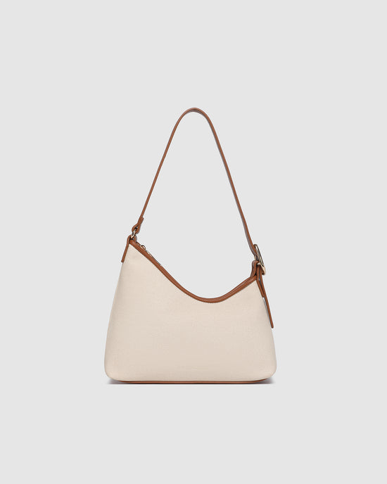 Amelia Shoulder Bag - Canvas/Tan