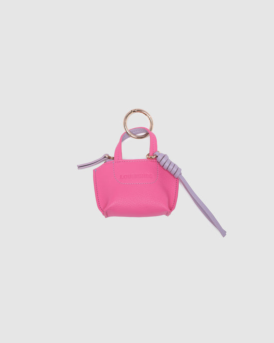 Gina Bag Charm - Hot Pink
