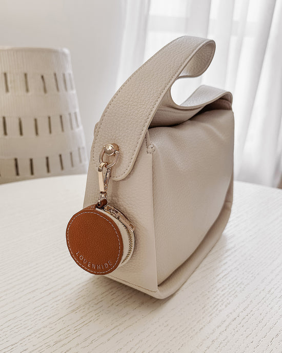 Airlie Bag Charm - Tan
