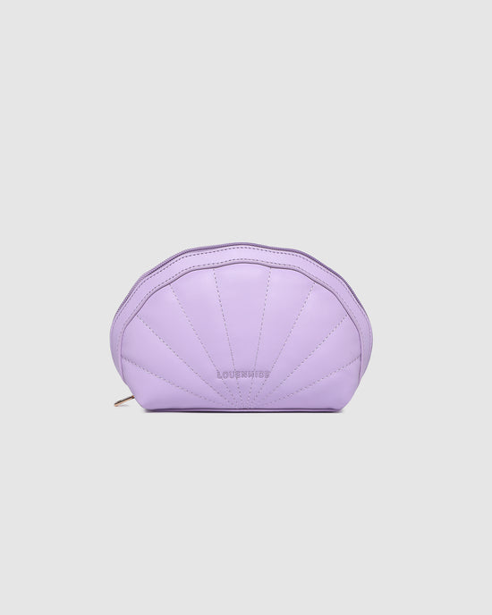 Shell Makeup Bag - Lilac