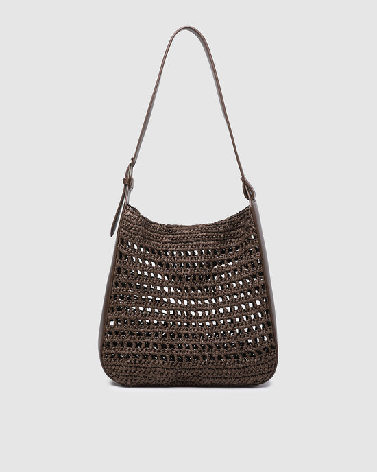 Louisa Shoulder Bag - Chocolate
