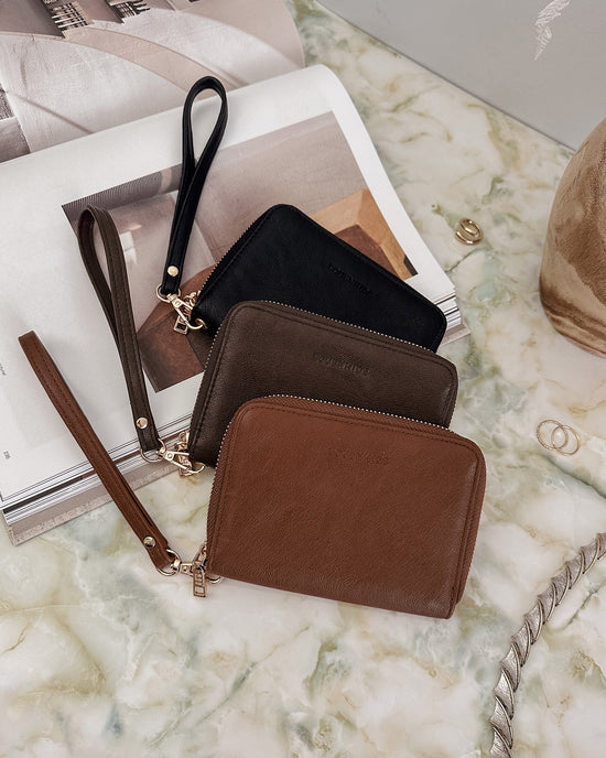 Eden Wallet - Saddle Black