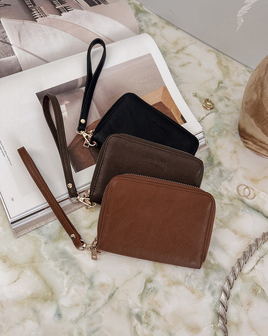 Eden Wallet - Saddle Chocolate