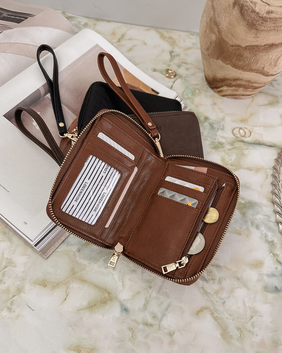 Eden Wallet - Saddle Cognac