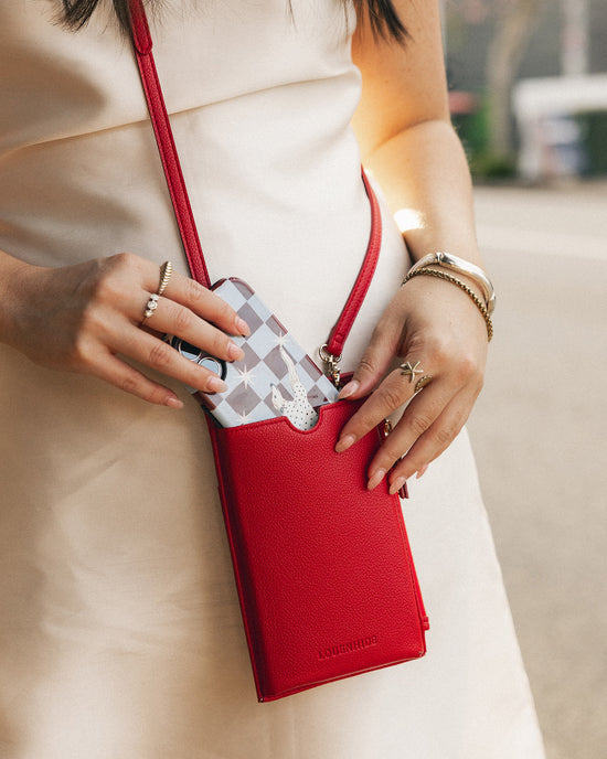 Suki Phone Bag - Red