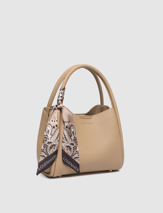 Steffie Mini Tote Bag - Biscuit