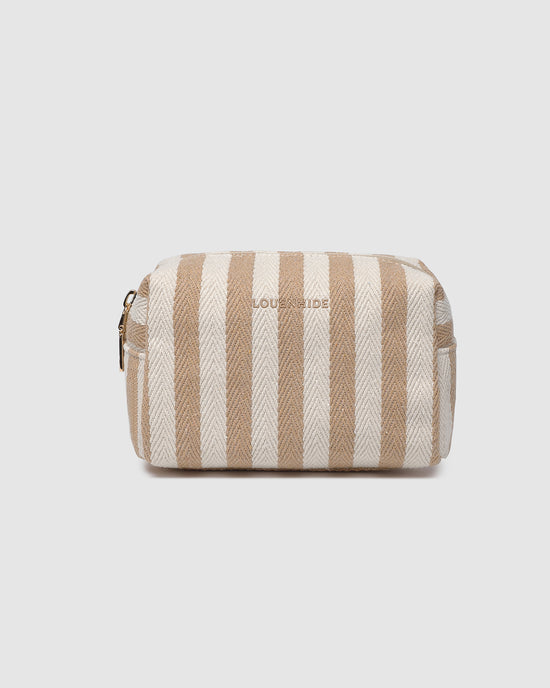 Addi Pouch - Beige Stripe