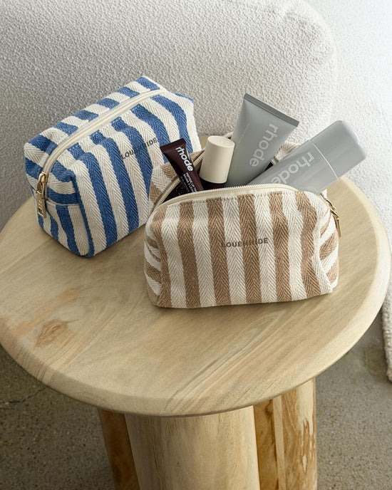 Addi Pouch - Persian Blue Stripe