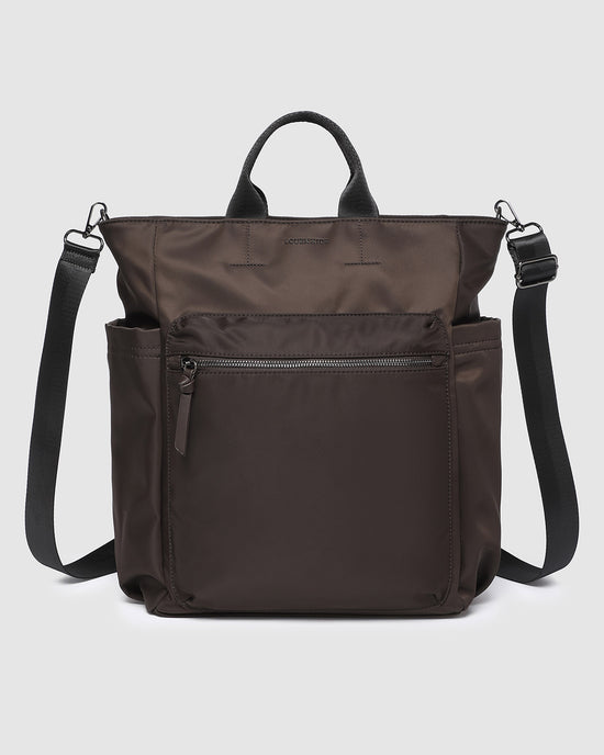 Bronx Nylon Backpack - Chocolate