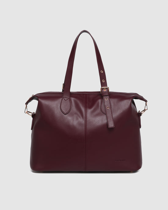 Hampton Tote Bag - Burgundy