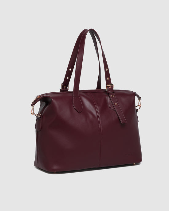 Hampton Tote Bag - Burgundy