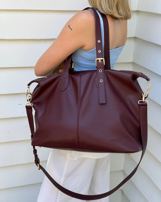 Hampton Tote Bag - Burgundy