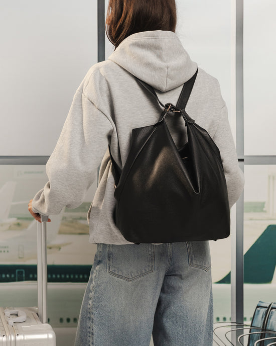 Miley Convertible Backpack - Black
