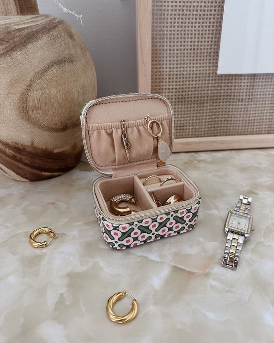 Suzie Jewellery Box - Retro Olive