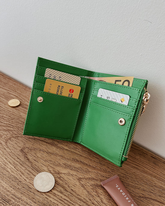 Lily Wallet - Apple Green