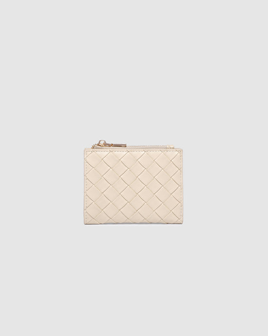 Lily Woven Wallet - Malt