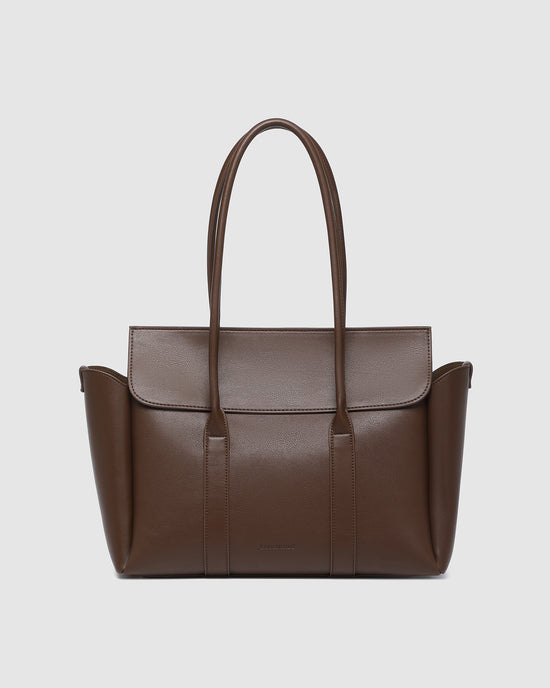 Leighton Tote Bag - Chocolate