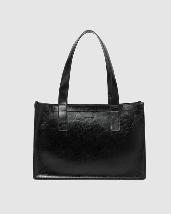 Riley Tote Bag - Black Patent