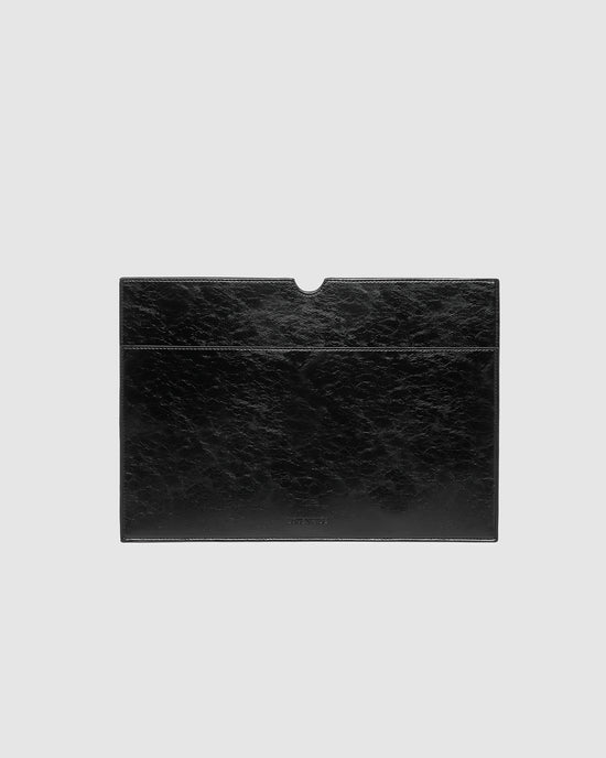 Brooke Laptop Slip - Black Patent