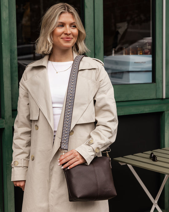 Louenhide Kasey Crossbody Bag in Chocolate - everyday staple