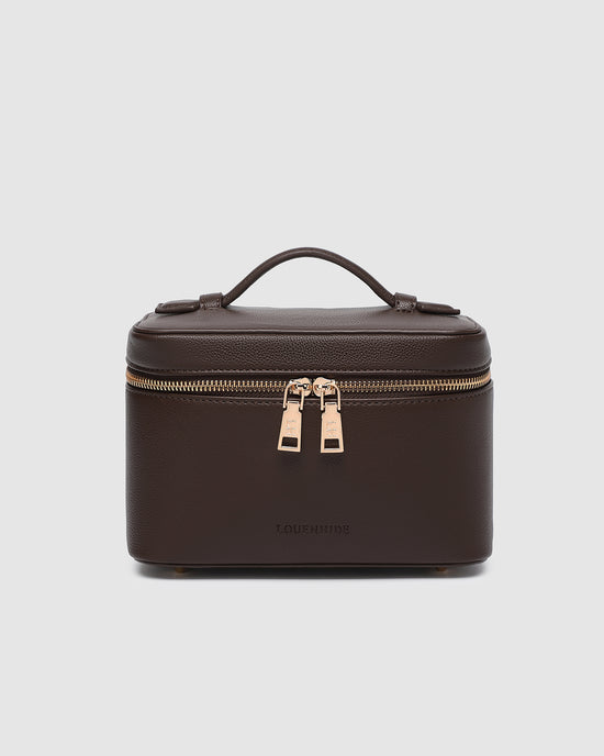 Camden Cosmetic Case - Chocolate