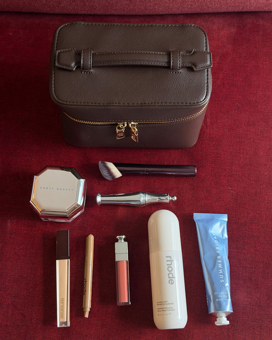 Camden Cosmetic Case - Chocolate