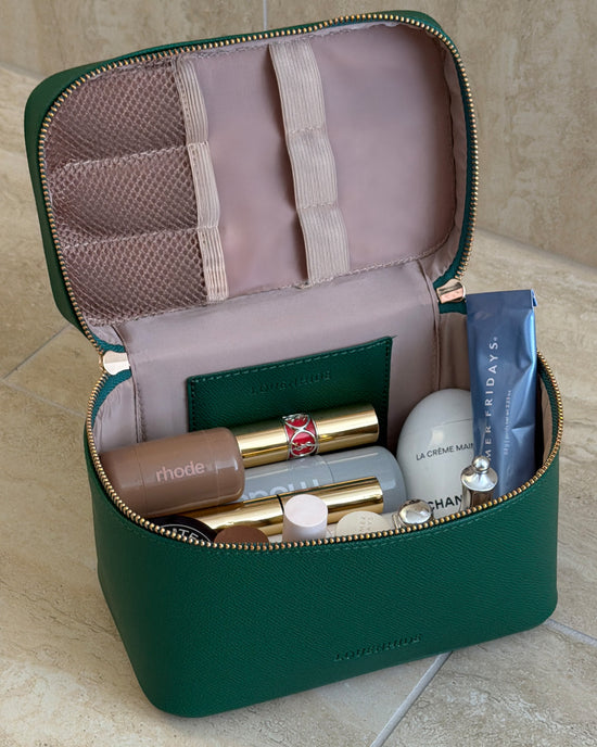 Camden Cosmetic Case - Green