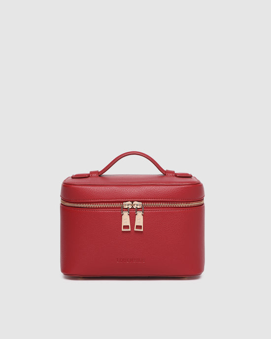 Camden Cosmetic Case - Red