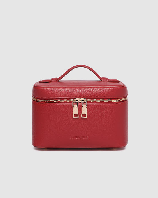 Camden Cosmetic Case - Red