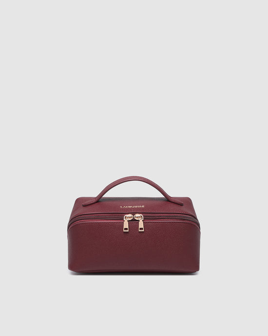 Ellis Makeup Bag - Burgundy