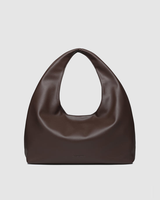 Monaco Shoulder Bag - Chocolate