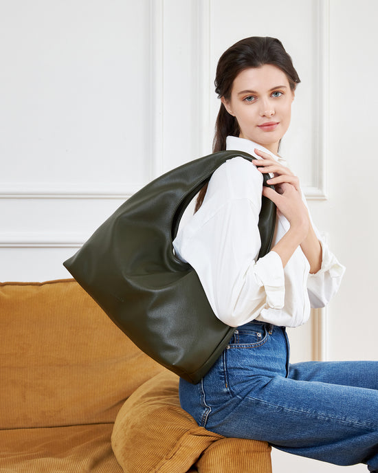 Monaco Shoulder Bag - Olive