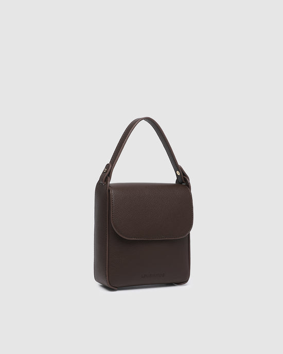 Bessie Crossbody Phone Bag - Chocolate
