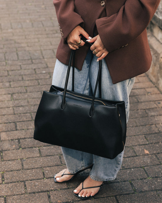 Leon Tote Bag - Black