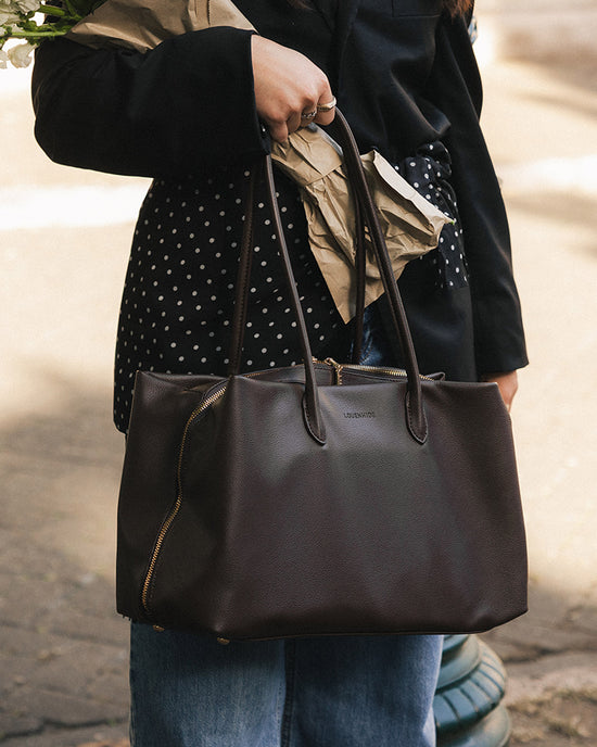 Leon Tote Bag - Chocolate